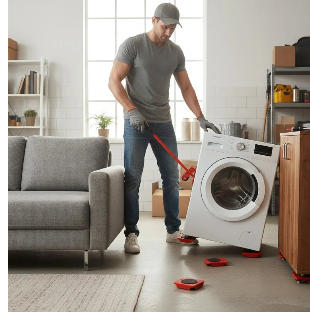 Heavy Furniture Lifter & Moving Tool Set | 5-in-1 Furniture Shifting Kit