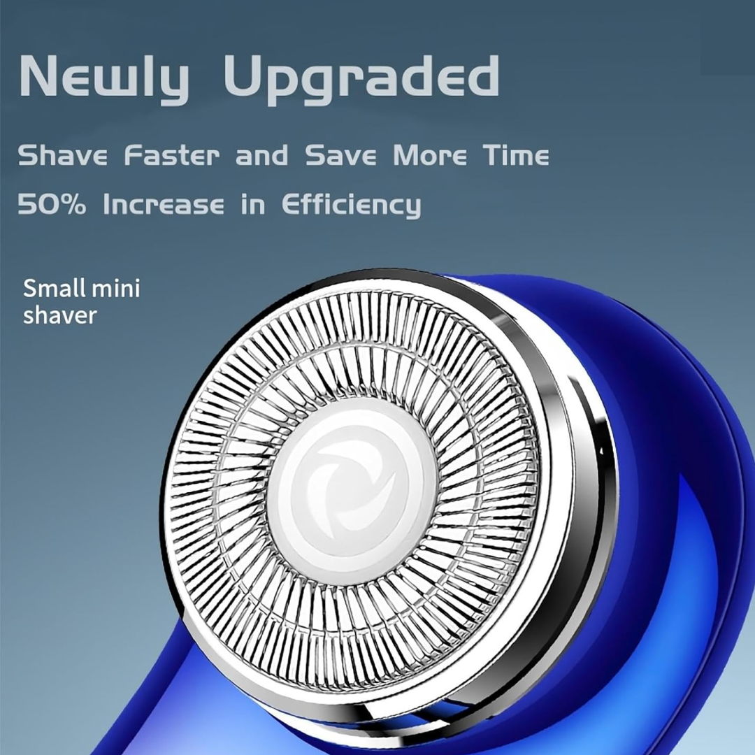 Powerful Trimming Portable Electric Shaver & Beard Clipper |Travel-Friendly Trimmer (1 Pc)