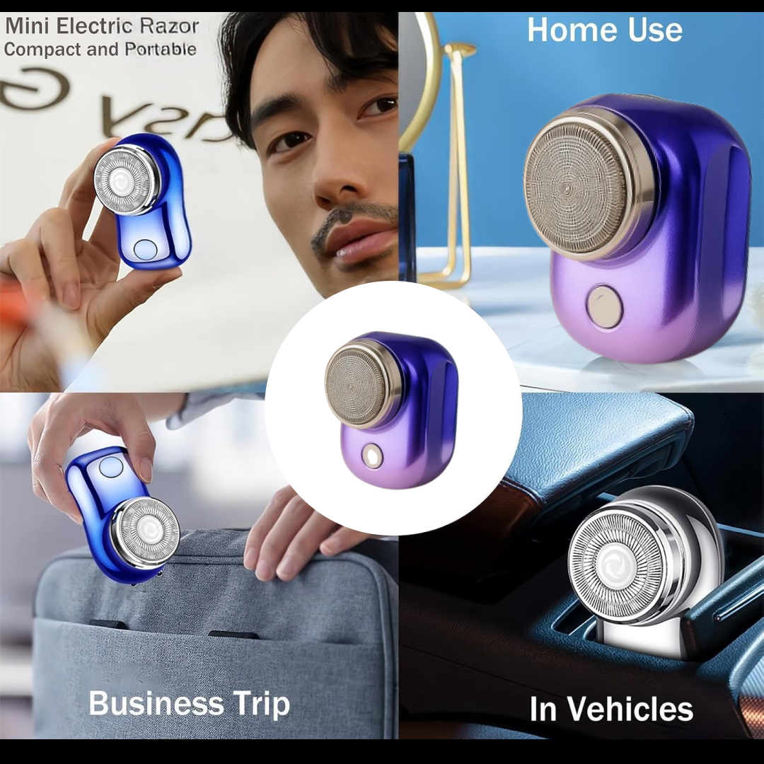 Powerful Trimming Portable Electric Shaver & Beard Clipper |Travel-Friendly Trimmer (1 Pc)