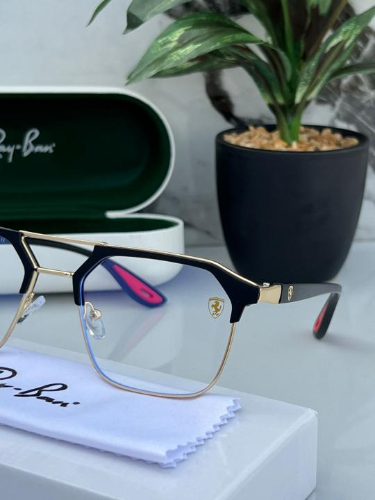 Ray Ban Clear Gold Black For Daily Causal Evergreen UV Protected For Unisex.