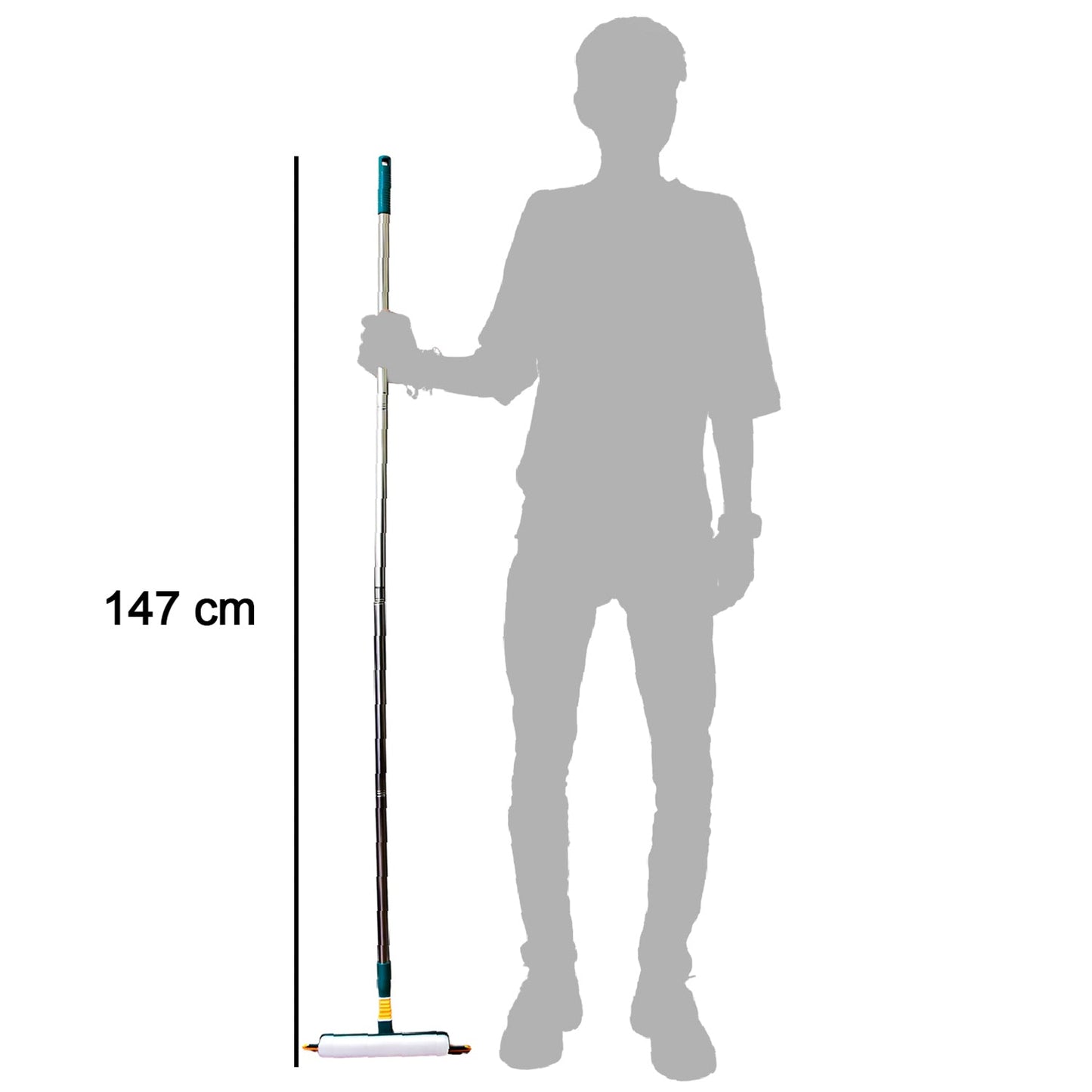 3 in 1 Glass Wiper & Floor Cleaner | Multipurpose Window, Mirror & Wet Floor Cleaning Tool