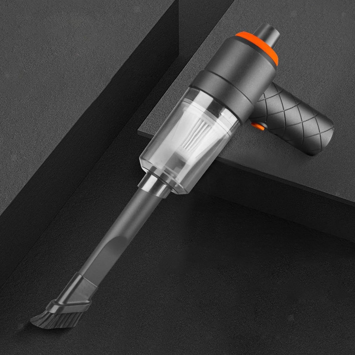 2-in-1 Cordless Mini Car Vacuum Cleaner – High Power USB Rechargeable Handheld Vacuum for Car, Home & Office