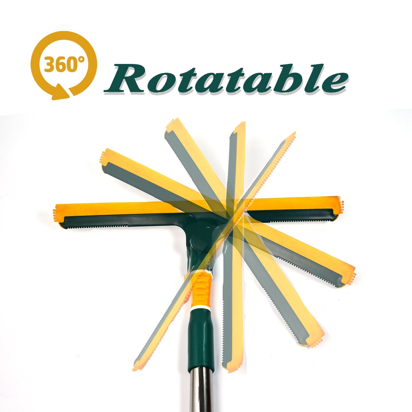 3 in 1 Glass Wiper & Floor Cleaner | Multipurpose Window, Mirror & Wet Floor Cleaning Tool