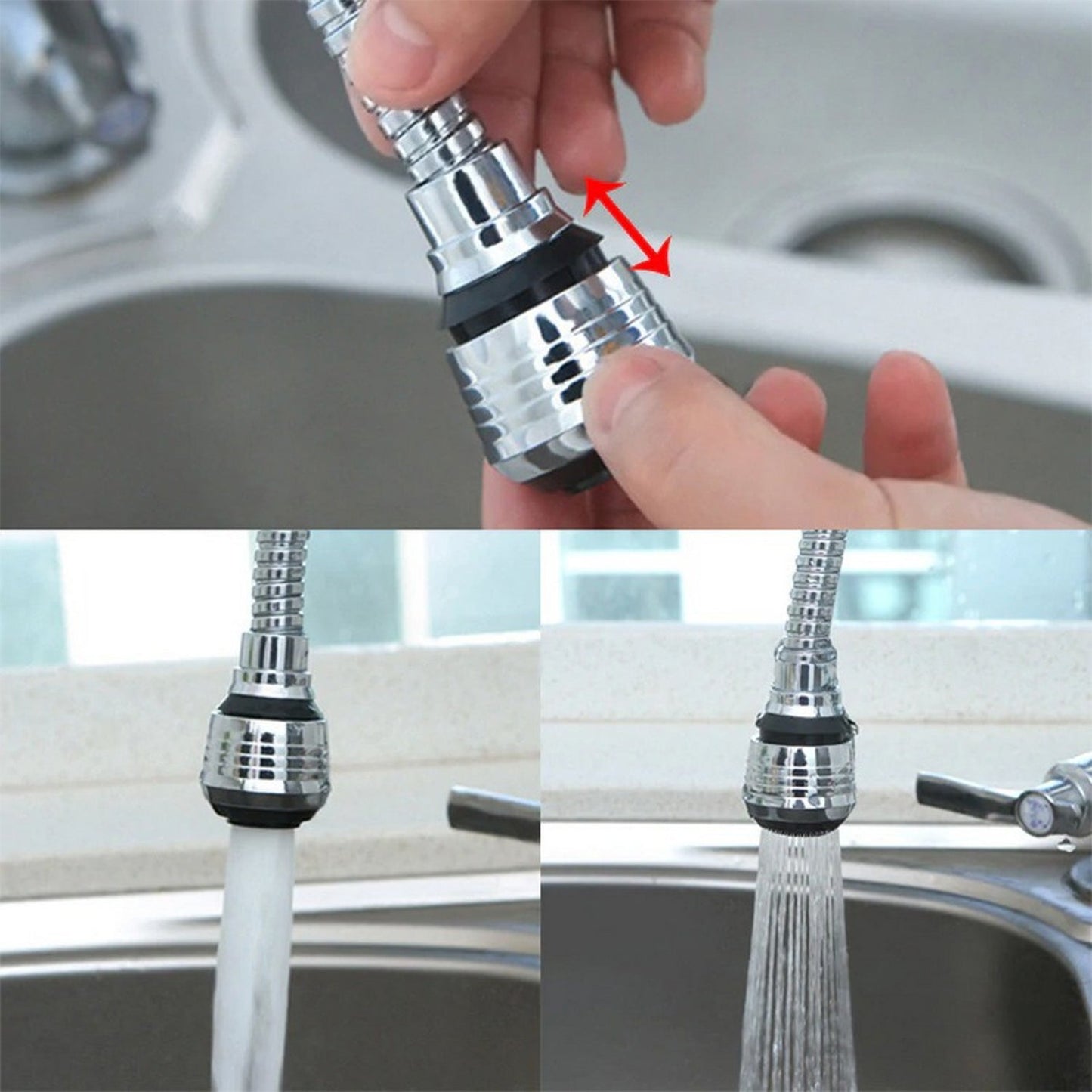 Flexible Water Sprayer & Sprinkler | Lightweight Portable Watering and Washing Tool for Home, Garden & Cleaning Use